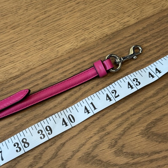 Coach Adjustable Long Purse Strap - Pink & Gold - EUC - Picture 5 of 7